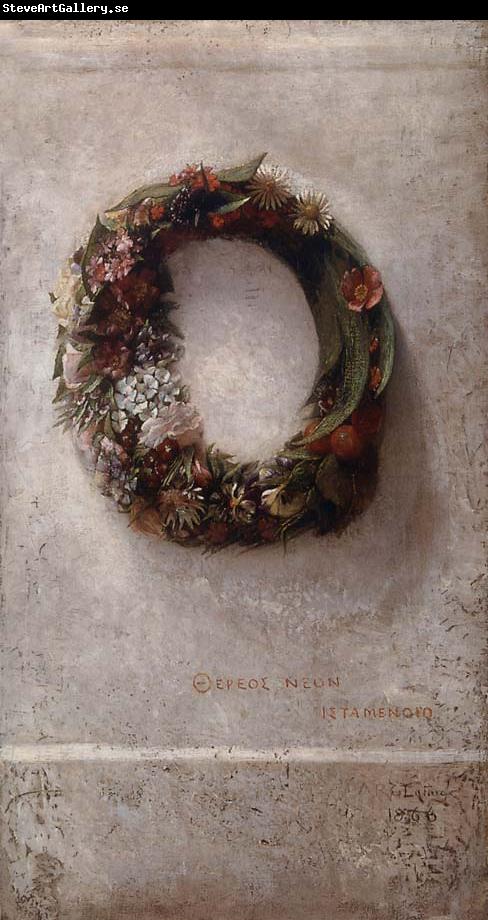 John La Farge Wreath of Flowers